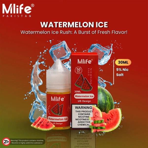 Mlife Watermelon Ice  30ml